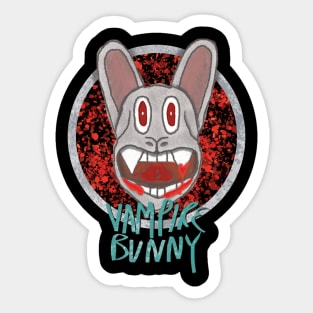 The Vampire Bunny Sticker